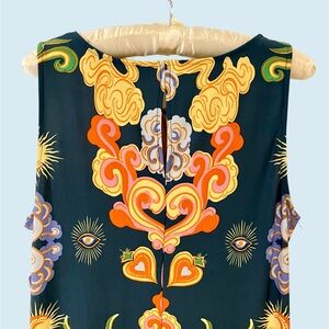 Colorful Sleeveless Maxi Dress